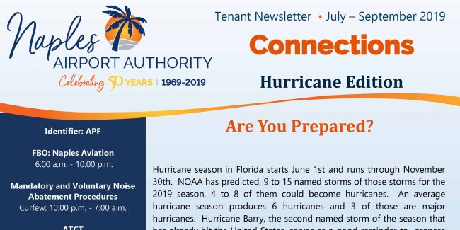 August 2019 Tenant Newsletter Hurricane Edition