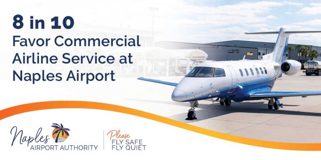 Survey shows 8 in 10 favor commercial airline service at Naples Airport Blog Header